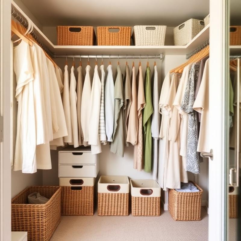 Organized closets